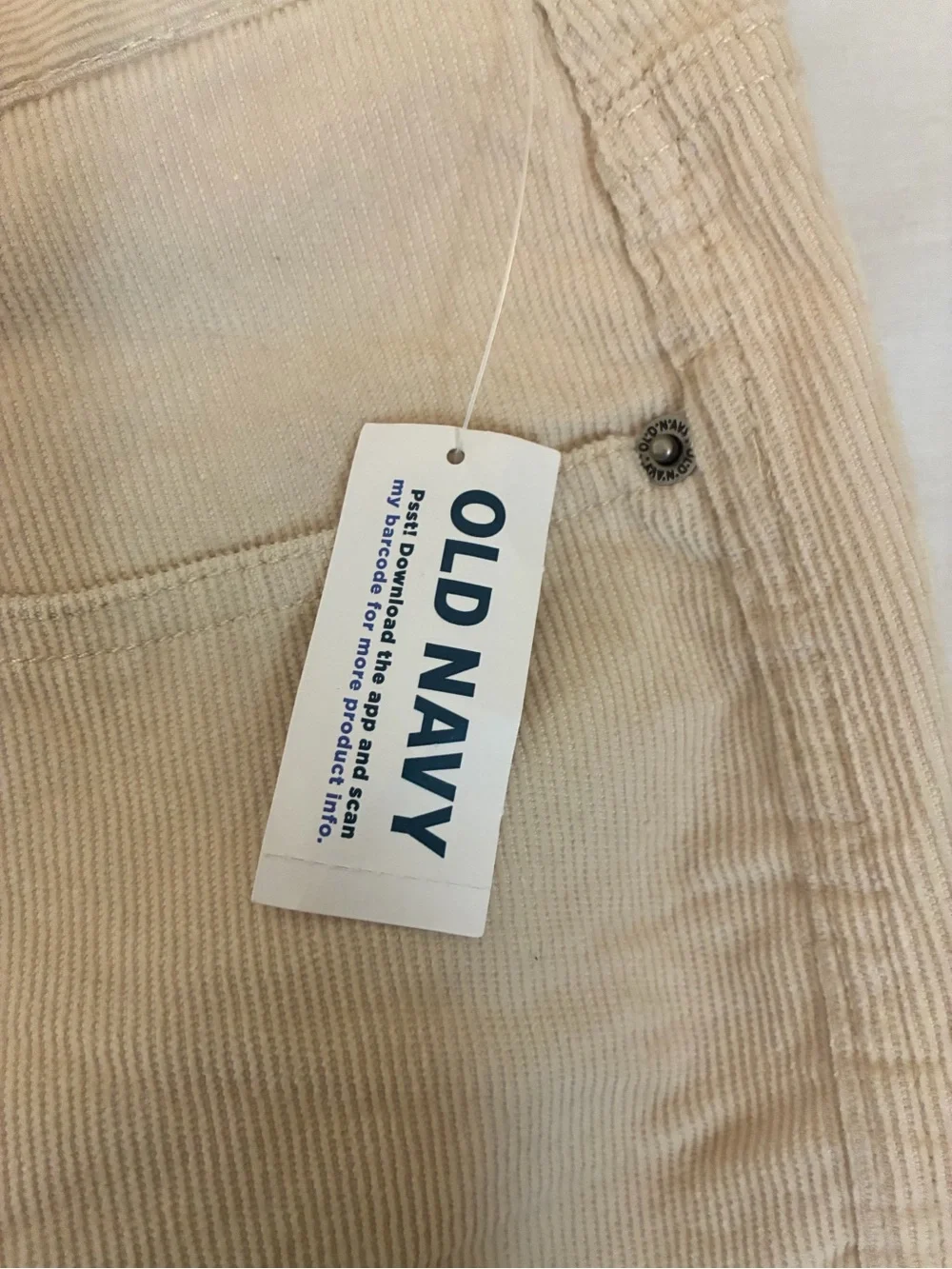 Old Navy Men’s Corduroy Pants in Beige